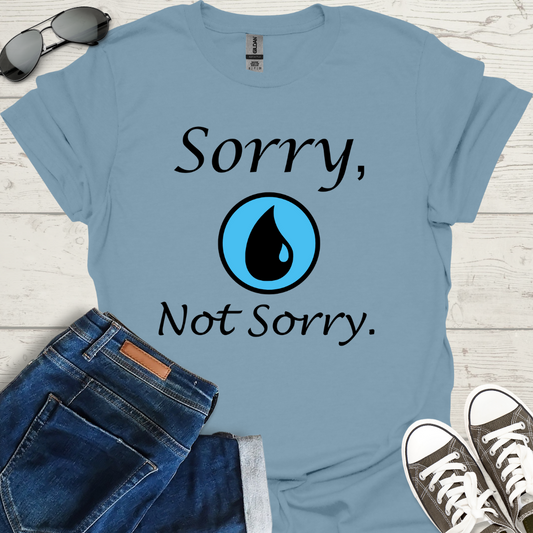 Blue sorry, not sorry