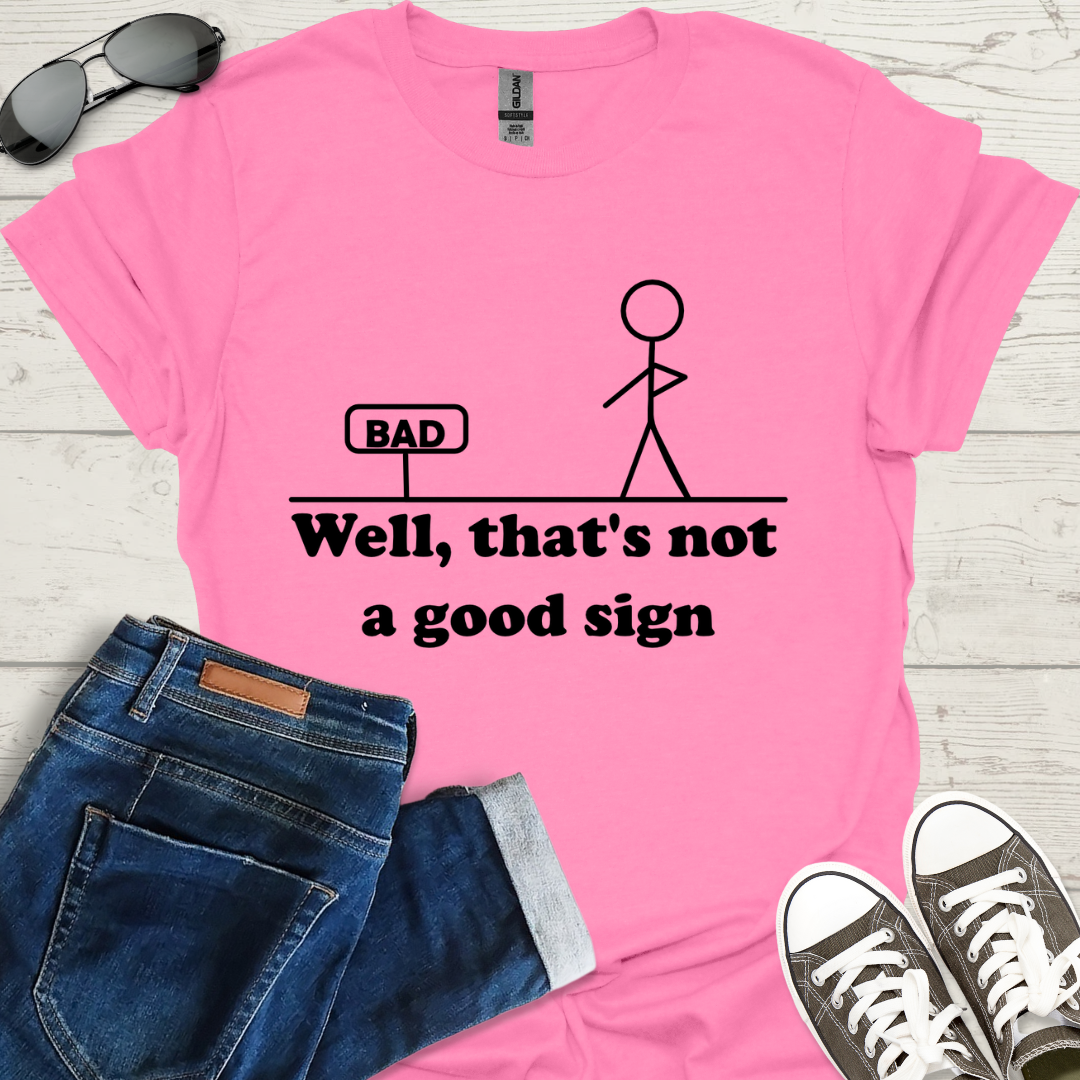 Well that's not a good sign